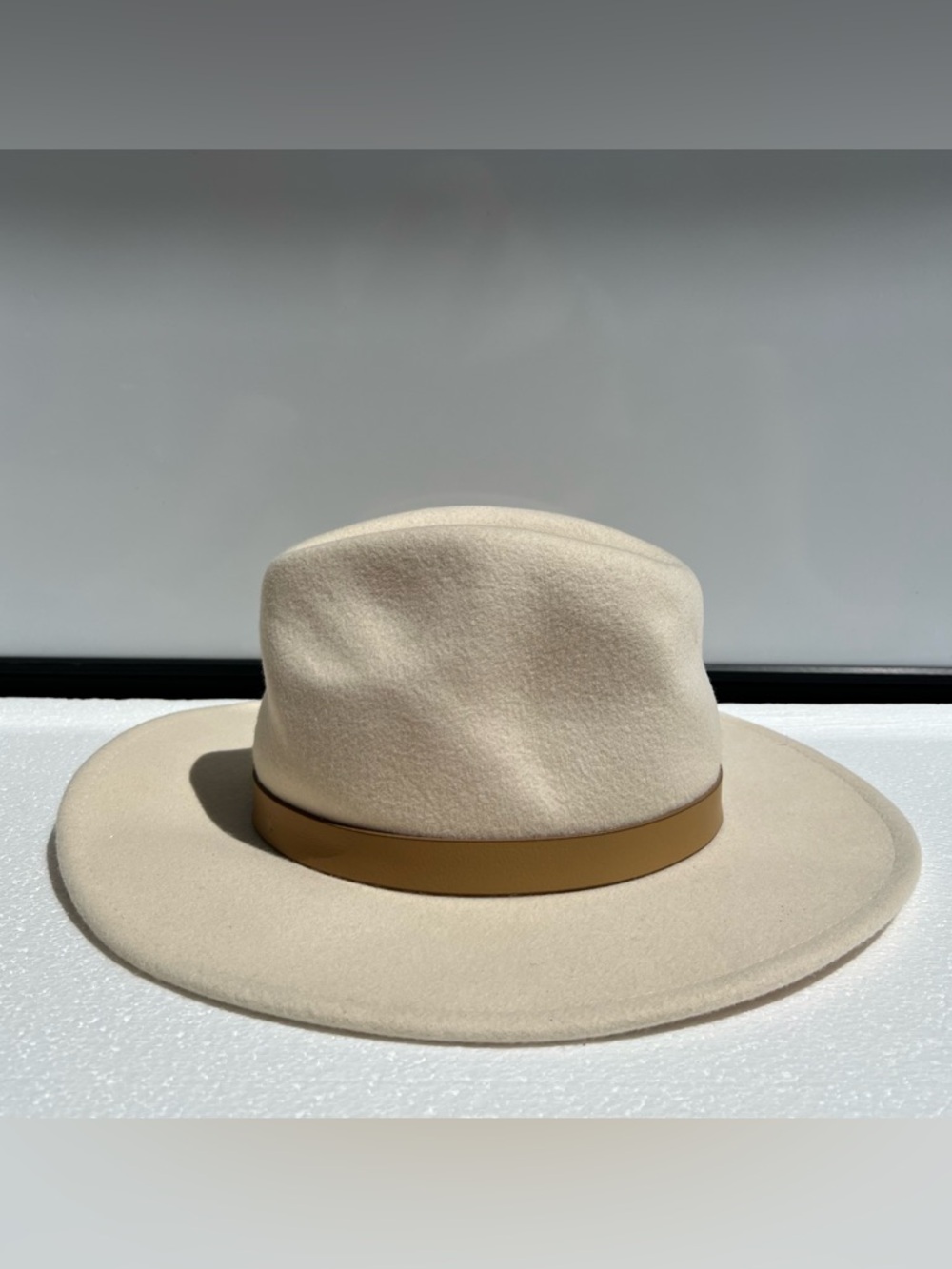 Lack Of Color 100% Australian Wool Wide Brim Fedora Rancher Hat Sz S 55 CM - Picture 4 of 12